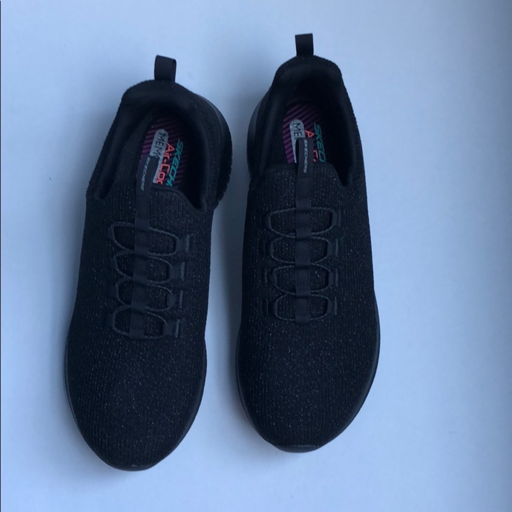 Skechers ultra flex sneakers shiny black